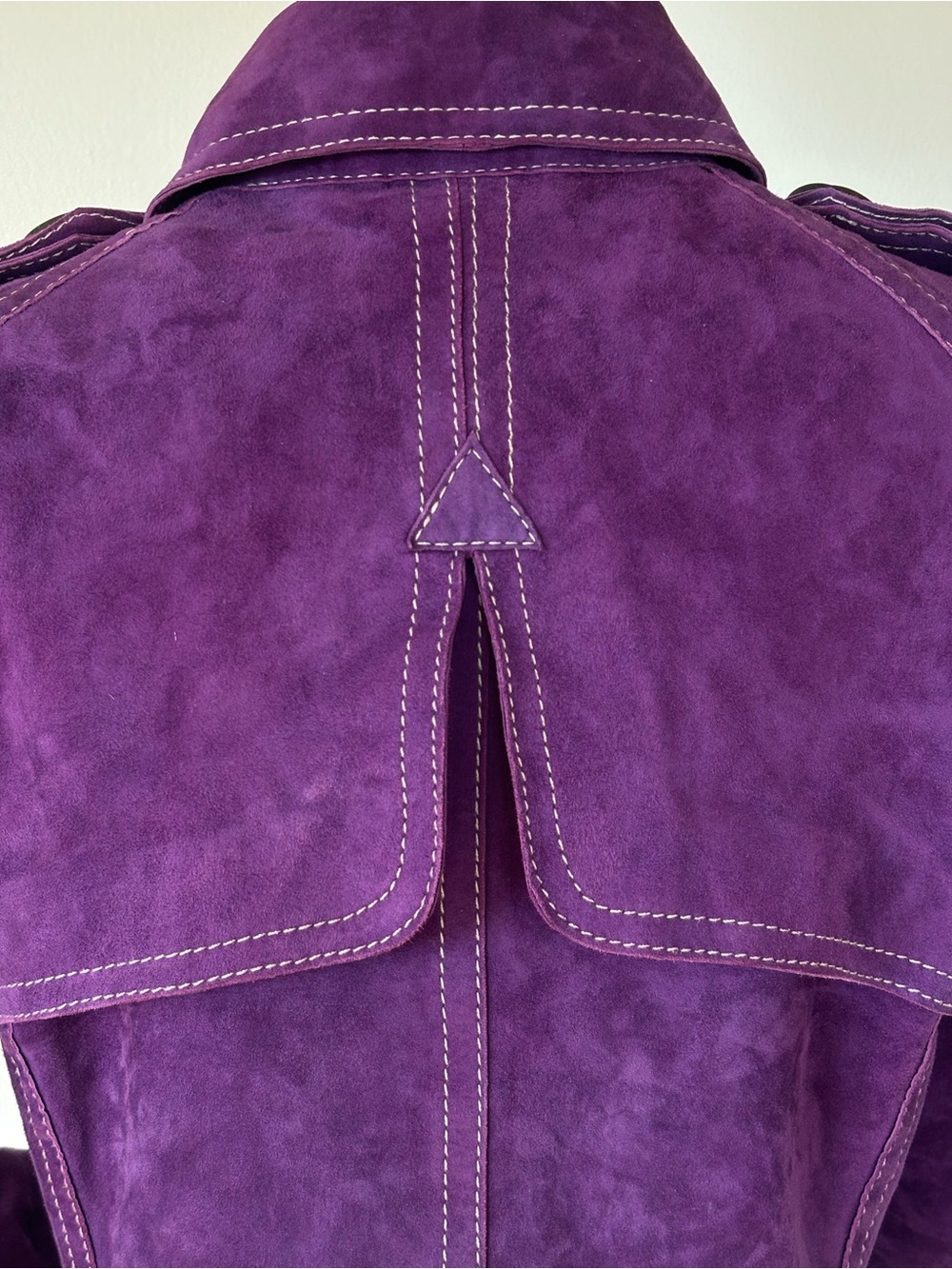DSQUARED2 Purple Suede Leather Jacket IT 44 Made in Italy - Picture 8 of 15